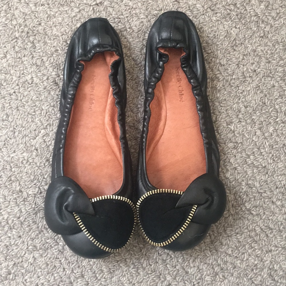 See by Chloe zippered ballet flats